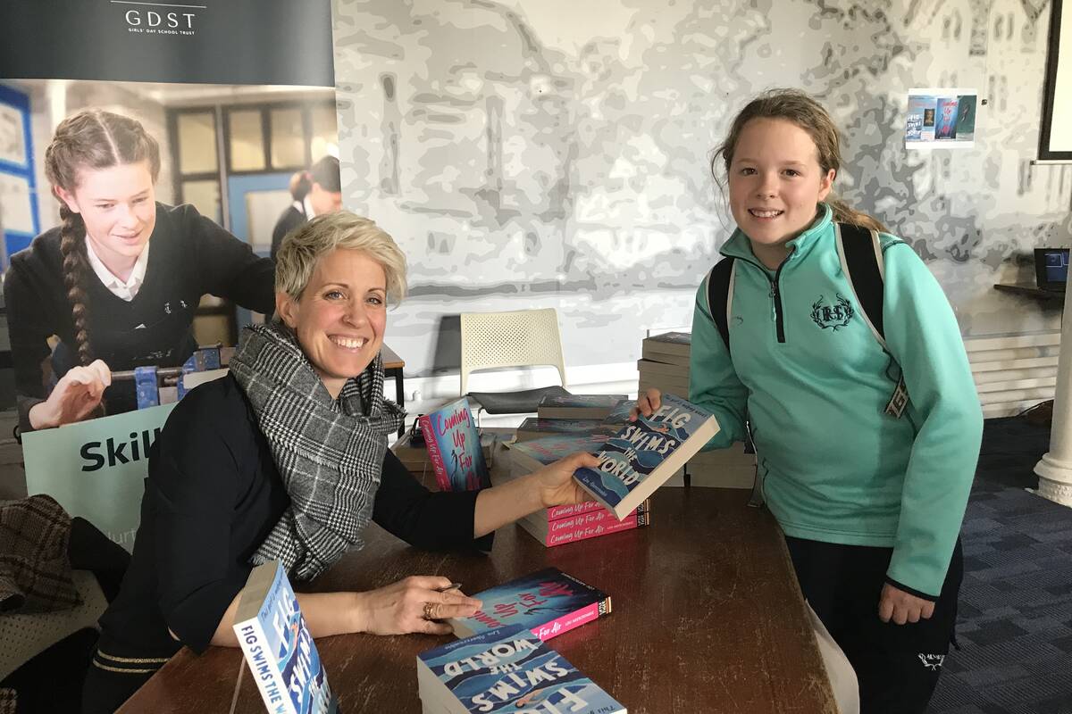 Lou Abercrombie visiting author 1