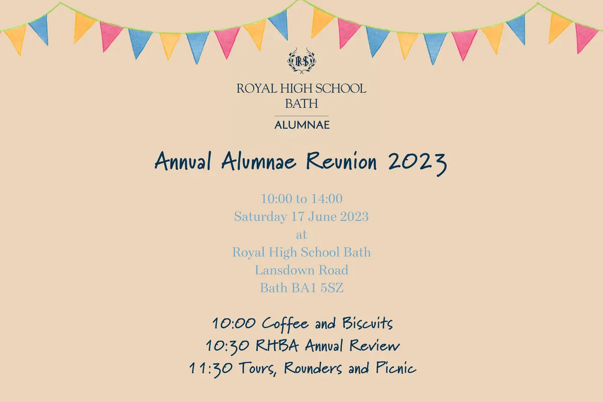 Annual Alumnae Reunion June 2023 Banner Landscape