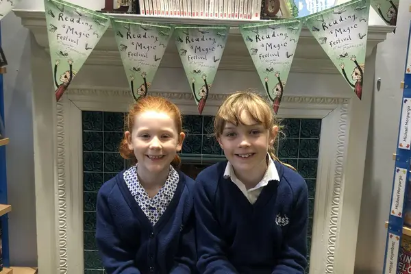 Reading is magic Harriet and Cora Year 4