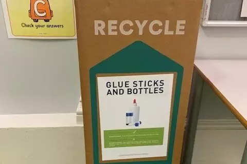 Prep Glue Stick station