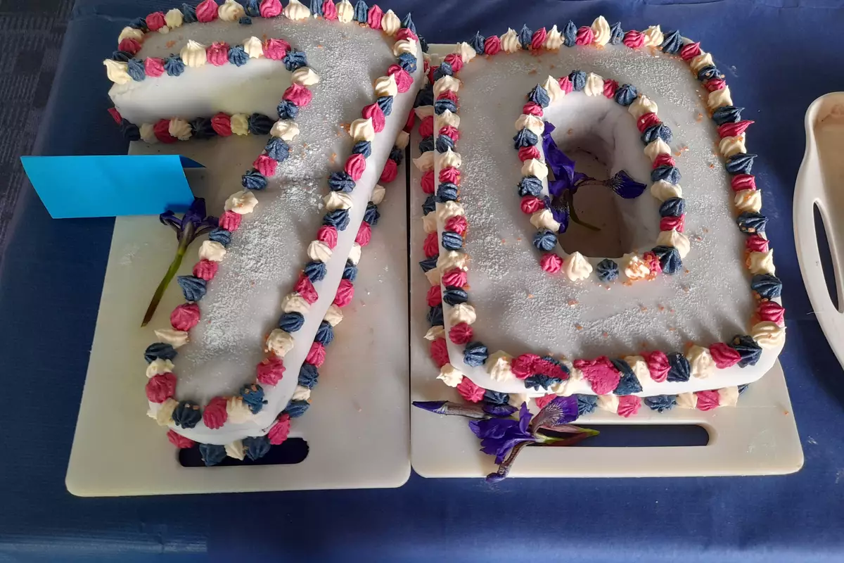 70th cake